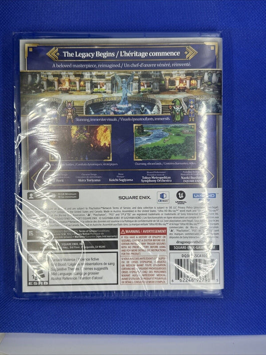 Dragon Quest III HD-2D Remake - Sony PlayStation 5 Brand New Factory Sealed