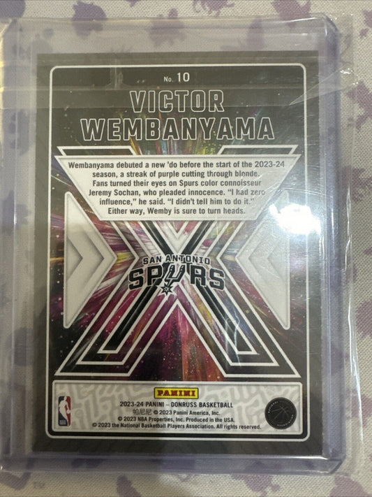 2023-24 Panini Donruss - Great X-Pectations #10 Victor Wembanyama (RC)