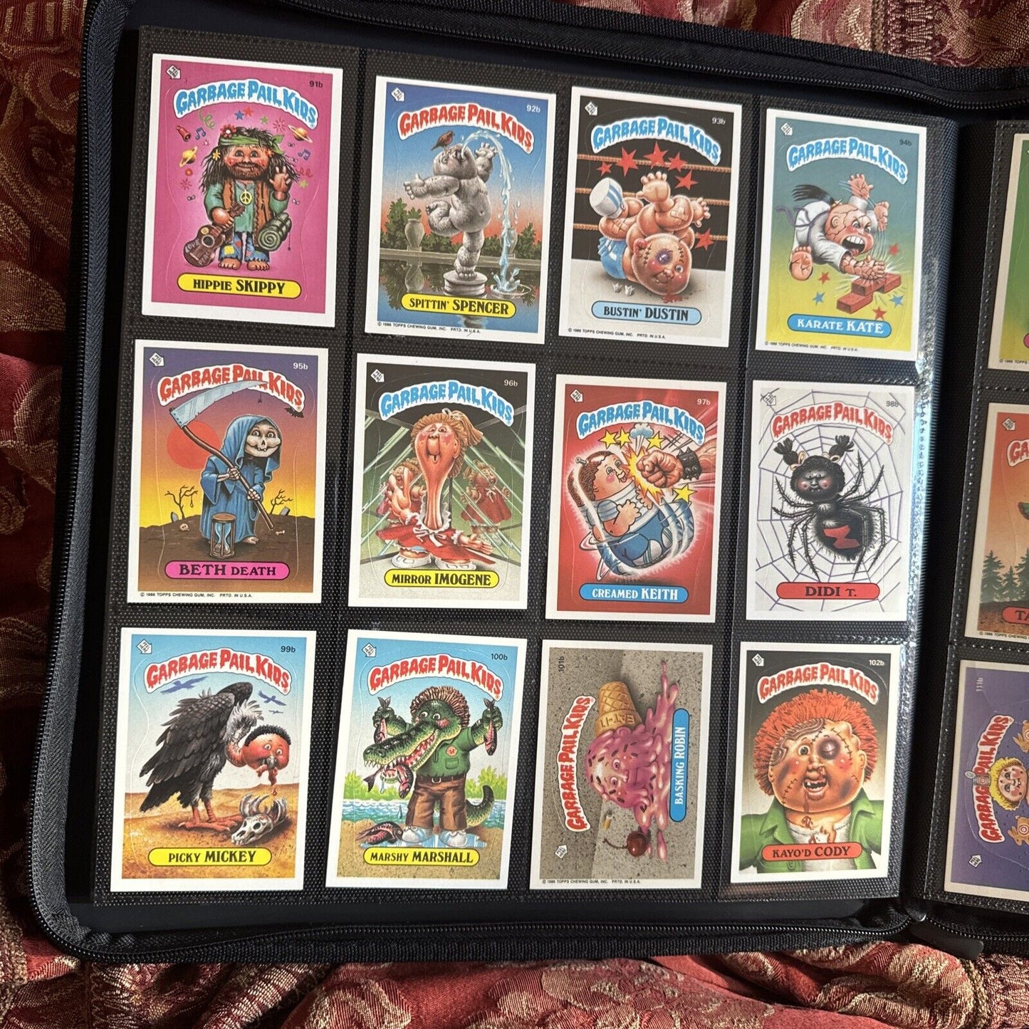 Lot of 424 (1985-1987) Vintage Garbage Pail Kids Sticker Cards - No Duplicates!