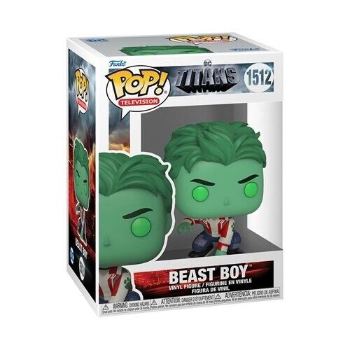 FUNKO Pop! • DC TITANS • Beast Boy #1512 • Ships Free