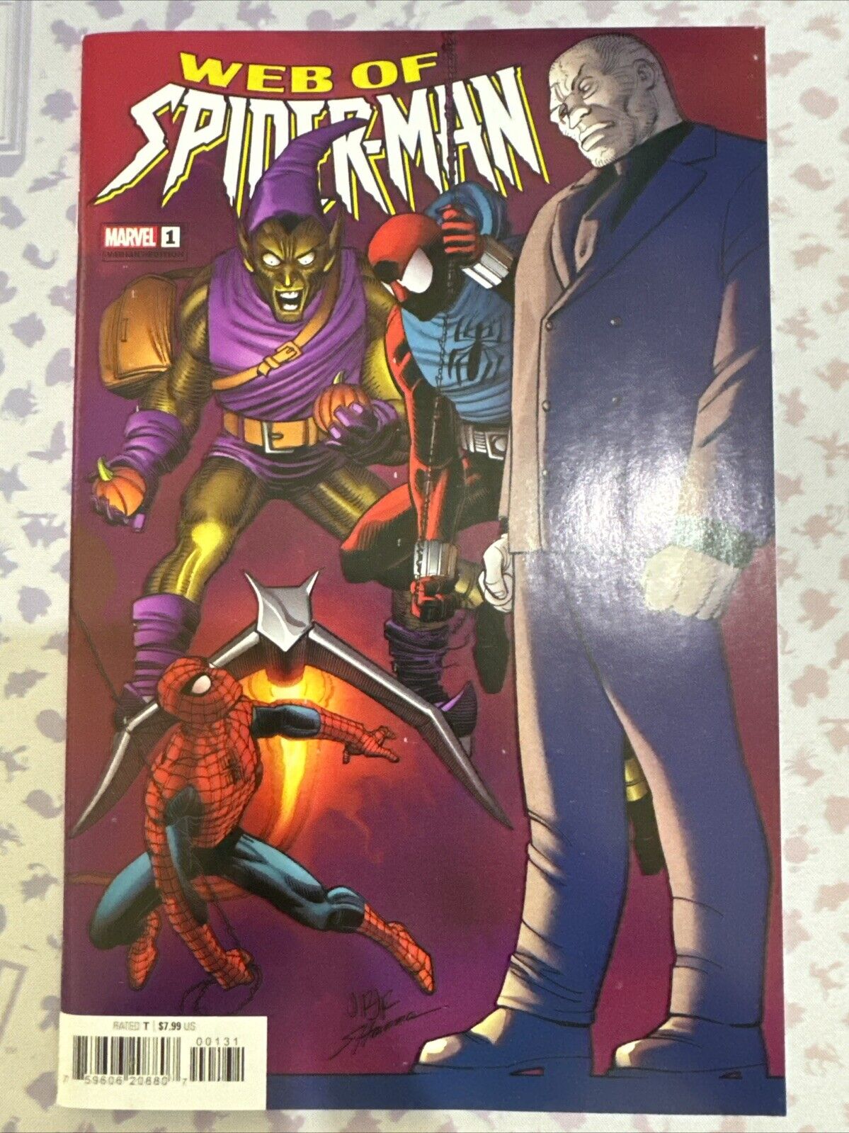 Web of Spider-man #1 John Romita Jr foreshadowing variant cover NM/NM- 2024