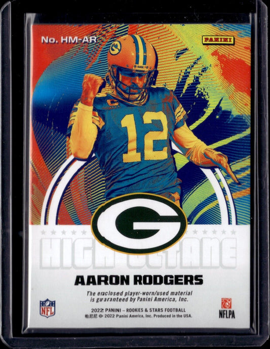 2022 Panini Rookies & Stars - High Octane Memorabilia #HM-AR Aaron Rodgers /149