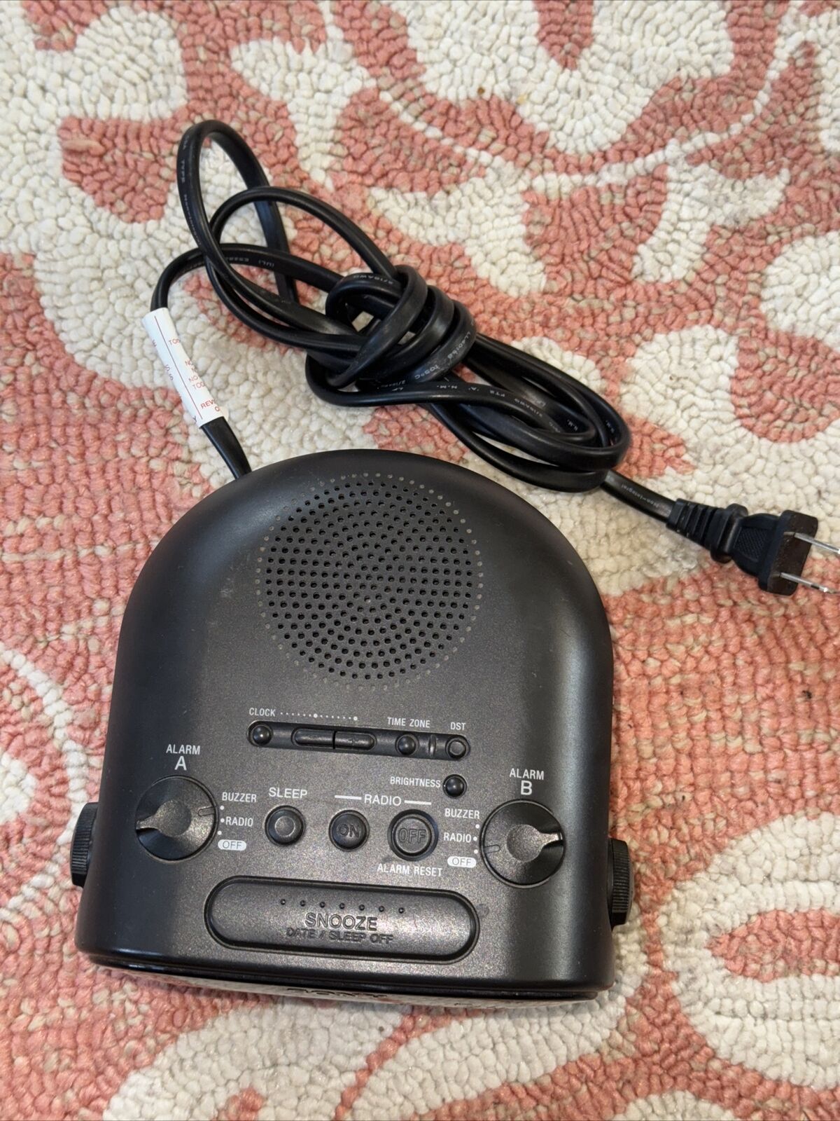 Sony Dream Machine Model ICF-C318 Tested And Working