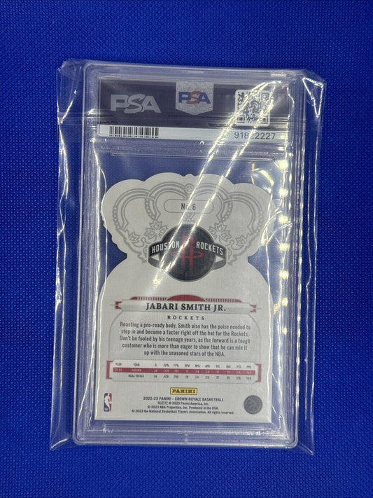 2022 Crown Royale Jabari Smith Jr. #6 Silver PSA Mint 9