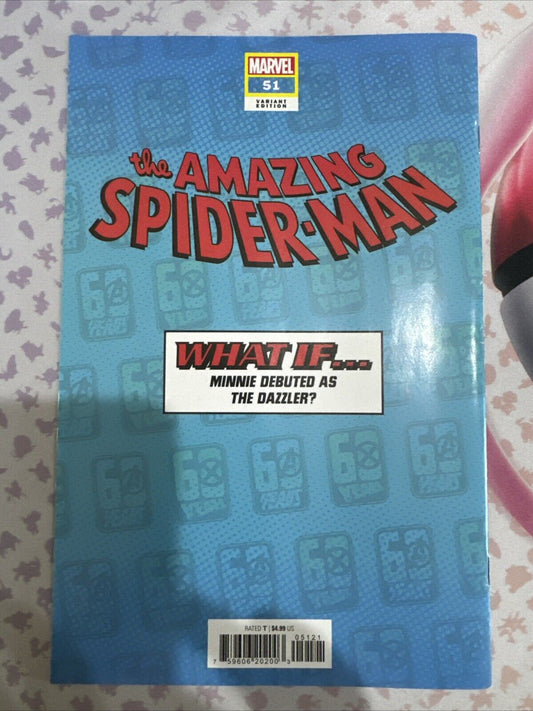 AMAZING SPIDER-MAN 51 WHAT IF? X-MEN DAZZLER DISNEY VARIANT NM MARVEL 2024