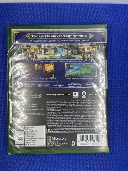Dragon Quest III HD-2D Remake - Microsoft Xbox Series X Brand New Factory Sealed