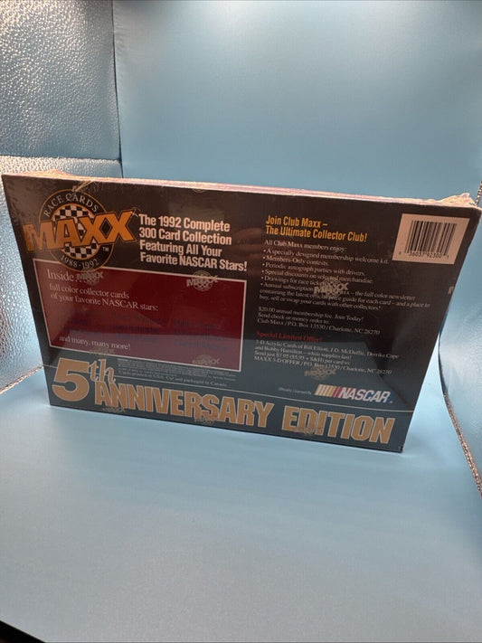 Maxx 1988-1992 5th Anniversary Complete 300 Card Set NASCAR Sealed Unopened