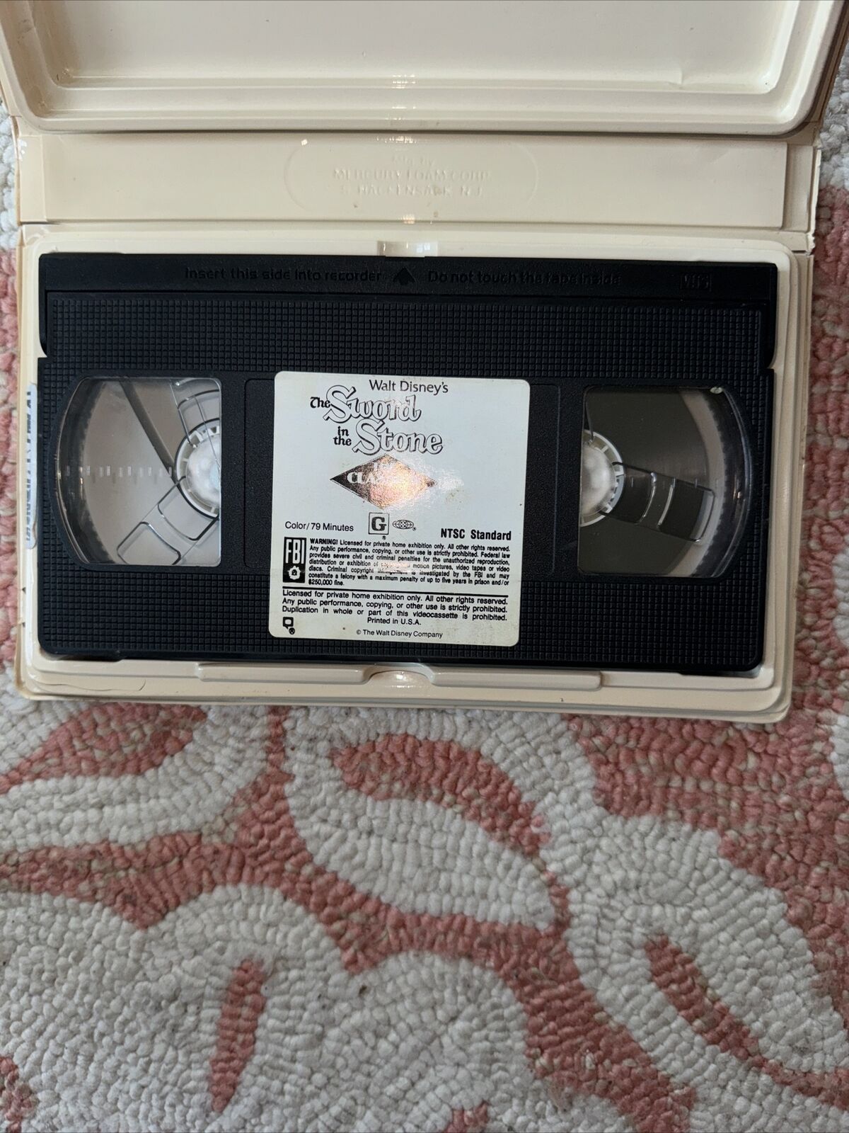 The Sword in the Stone (VHS, 1998) Black diamond
