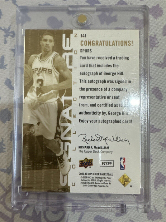 2009-10 Upper Deck - Signature Collection #141 George Hill (AU)