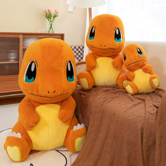 60Cm Cute Charmander Plush Doll Anime Pocket Monsters Kawaii Large Plush Toy Sof