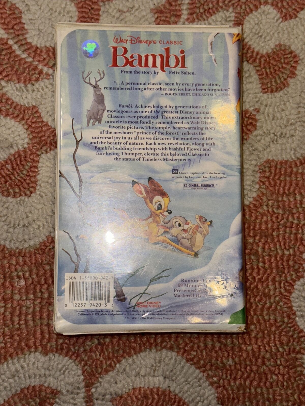 Bambi (VHS,1997, Black Diamond Edition)