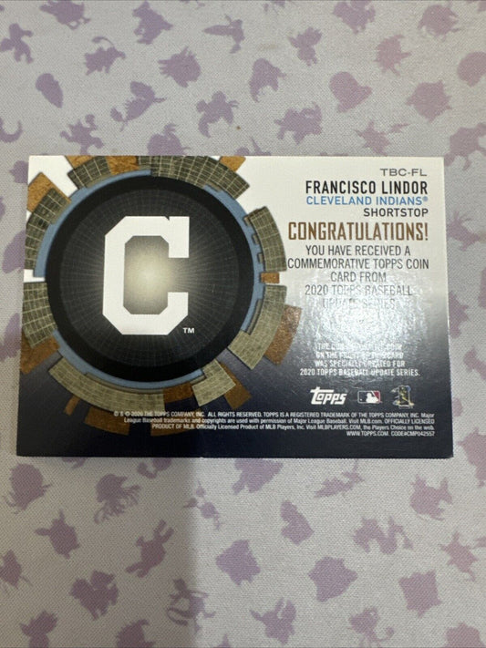 2020 Topps Update Series - Topps Baseball Coins #TBC-FL Francisco Lindor