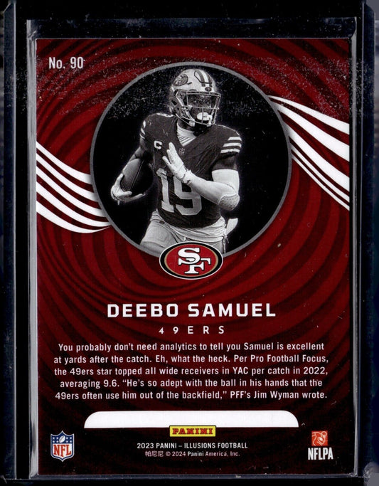 DEEBO SAMUEL 2023 Panini Illusions Blue Trophy Collection SP /149