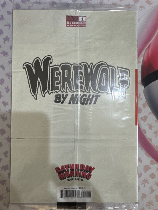 Werewolf by Night: Red Band #1B Polybag NM; Marvel | Saturday Morning Variant