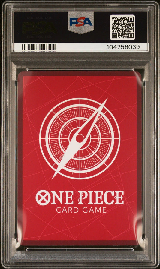 ONE PIECE OP09 - EMPERORS IN THE NEW WORLD 042 BUGGY ALT ART LEADER PSA 10