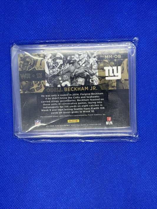 Odell Beckham Jr. 2014 Black & Gold Massive Materials Rookie D # d/99 N.Y.Giants