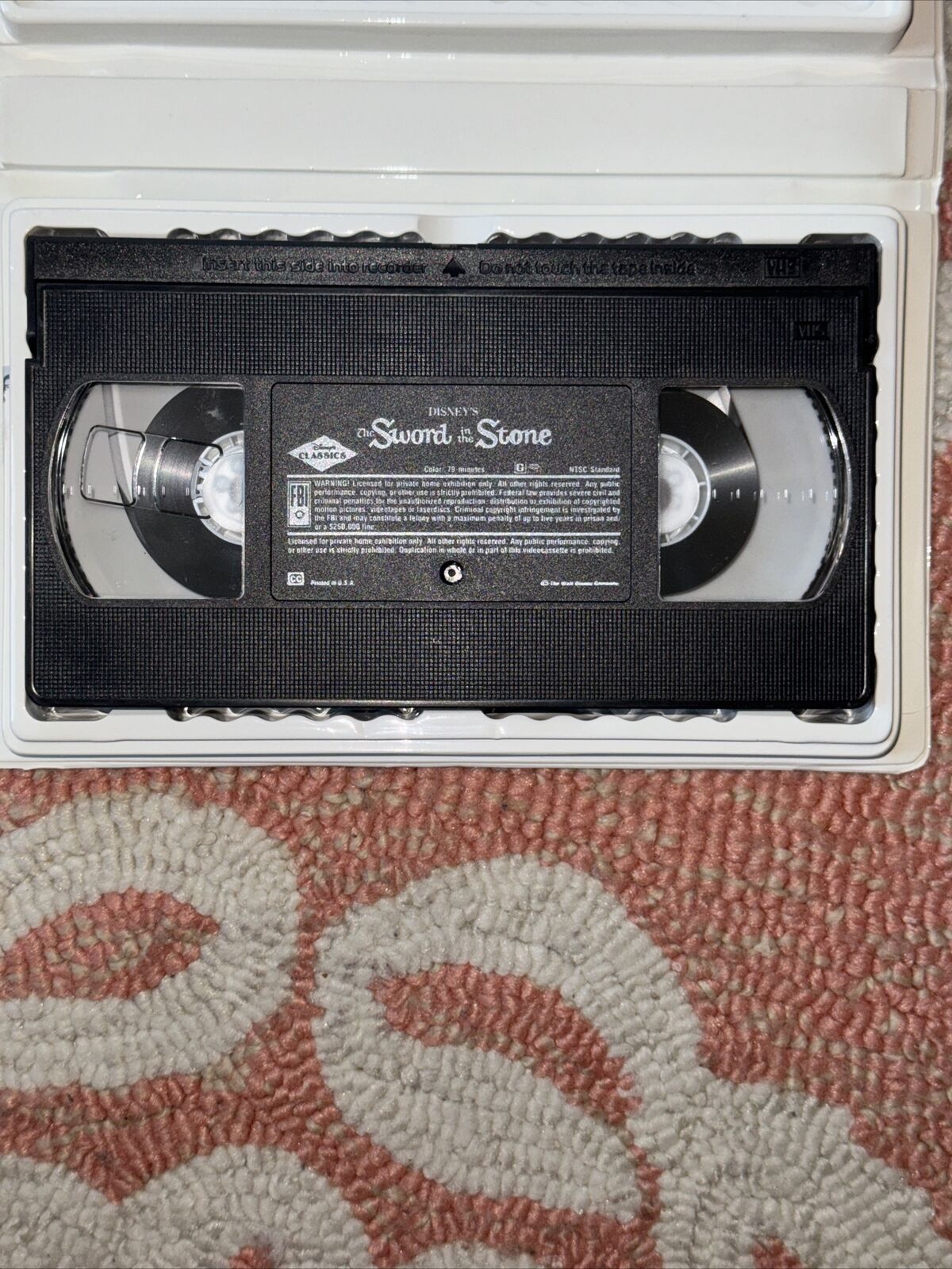 The Sword in the Stone (VHS, 1998) Black diamond