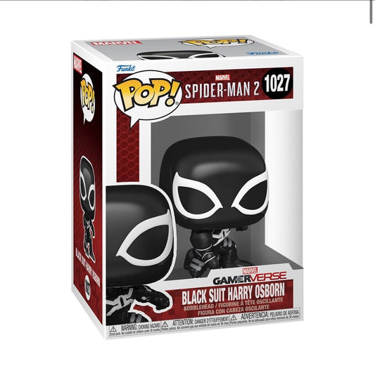 Black Suit Harry Osborn #1027 Funko Pop! Spider-Man 2 Gamer Verse Vinyl Figure