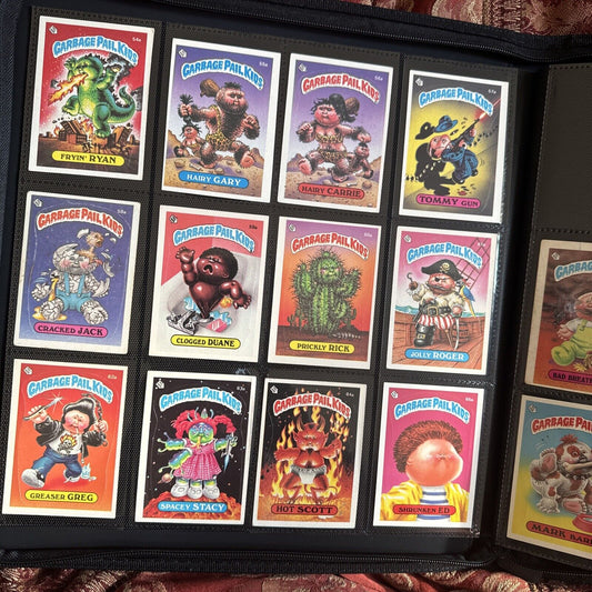 Lot of 424 (1985-1987) Vintage Garbage Pail Kids Sticker Cards - No Duplicates!