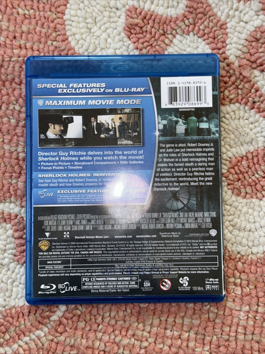 Sherlock Holmes (Blu-ray Disc, 2010)