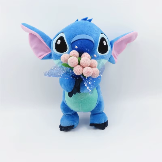 Anime Lilo & Stitch Couple Models Cartoon Stuffed Plush Dolls Anime Plush Baby T