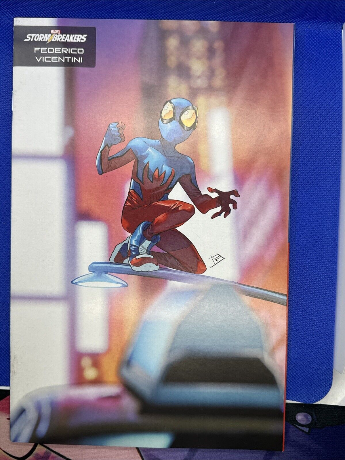 Spider-Boy #3 Marvel Comics Federico Vicentini Stormbreakers Variant Cover B NM