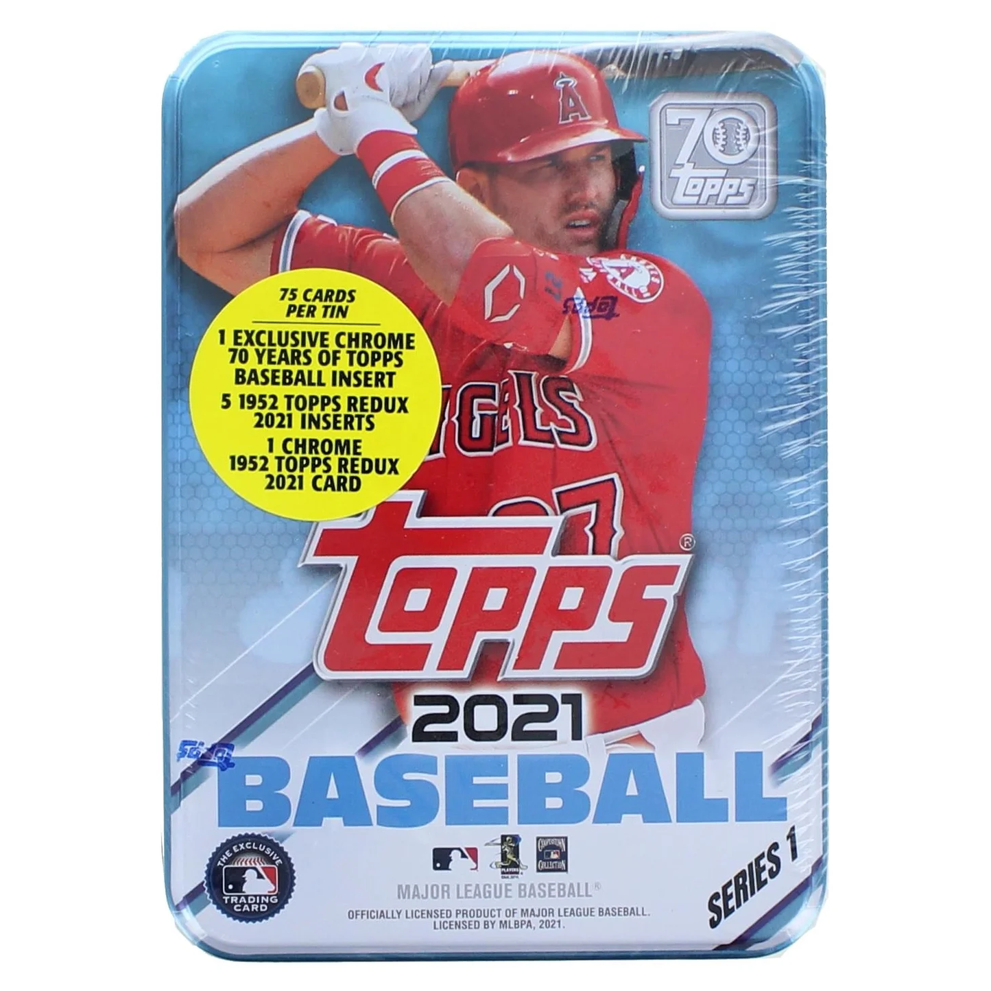 TPS-FGC004127BX-C MLB 2021 Series 1 Baseball Tin | 75 Cards