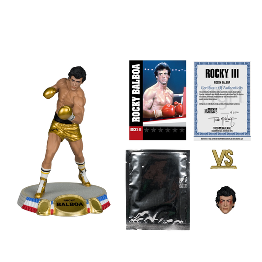 Rocky Balboa (Movie Maniacs: Rocky III) 6" Posed Figure -