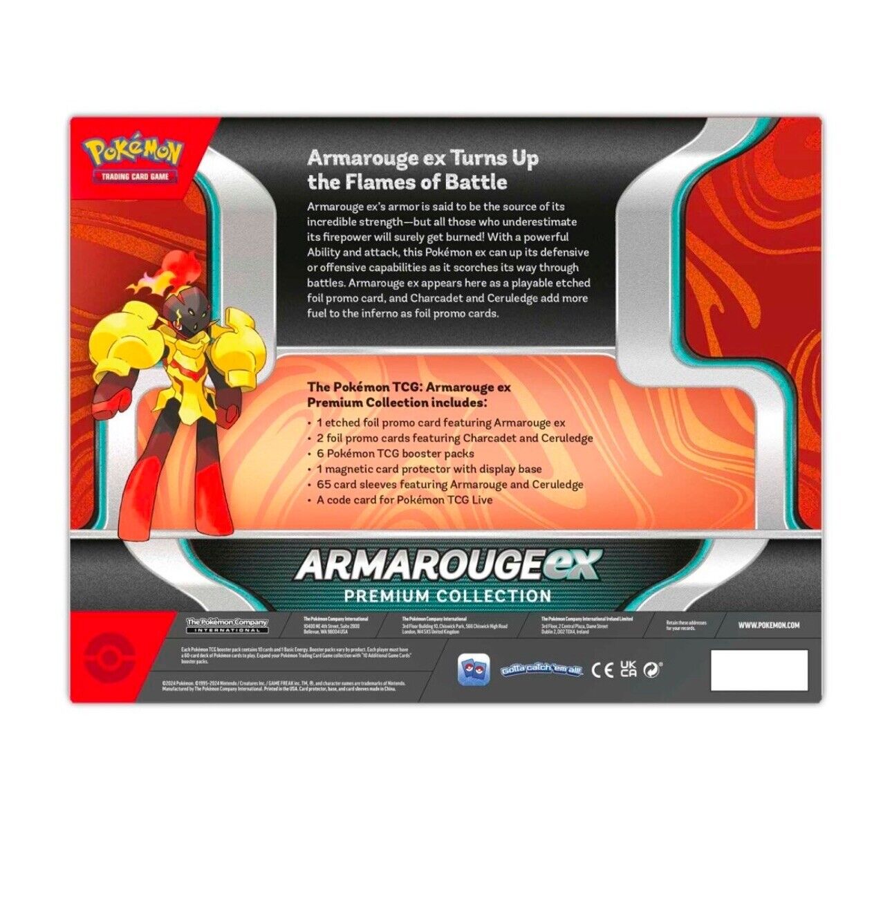 Pokemon TCG Armarouge ex Premium Collection Box Sealed New