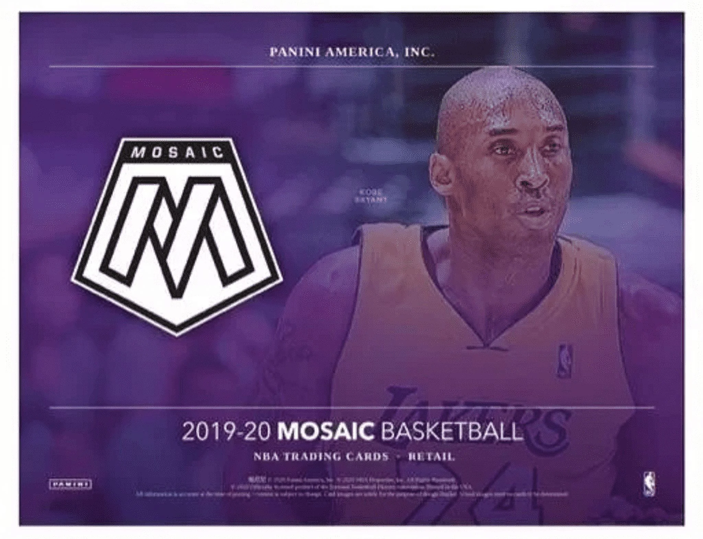 2019-20 Mosaic NBA Basketball Trading Cards Hanger Box- Exclusive - 20 Cards |F
