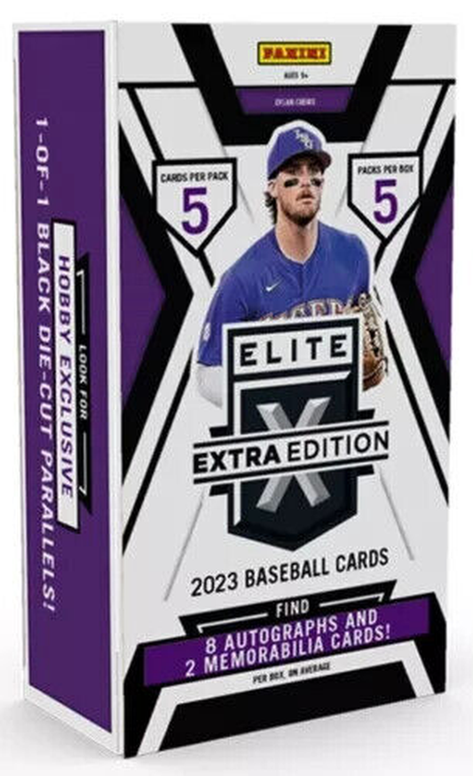 2023 Panini Elite Extra Edition Baseball HOBBY Box FACTORY SEALED 8 Autos
