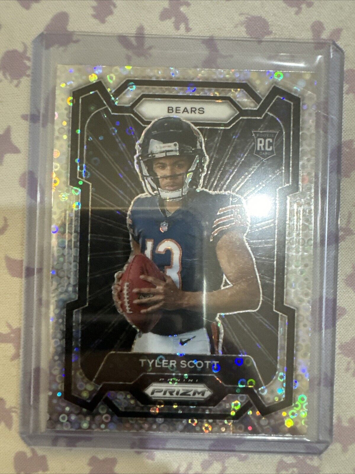 2023 Panini Prizm - Rookie Variation No Huddle Prizm #328 Tyler Scott (RC)