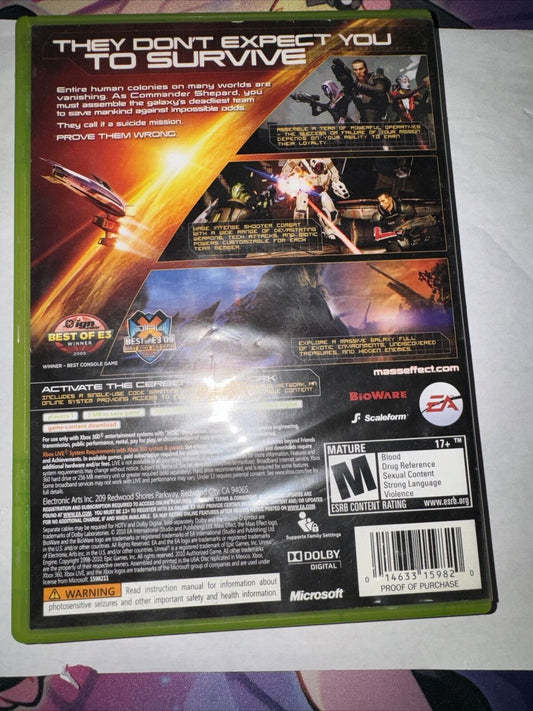 Mass Effect 2 (Microsoft Xbox 360, 2010)