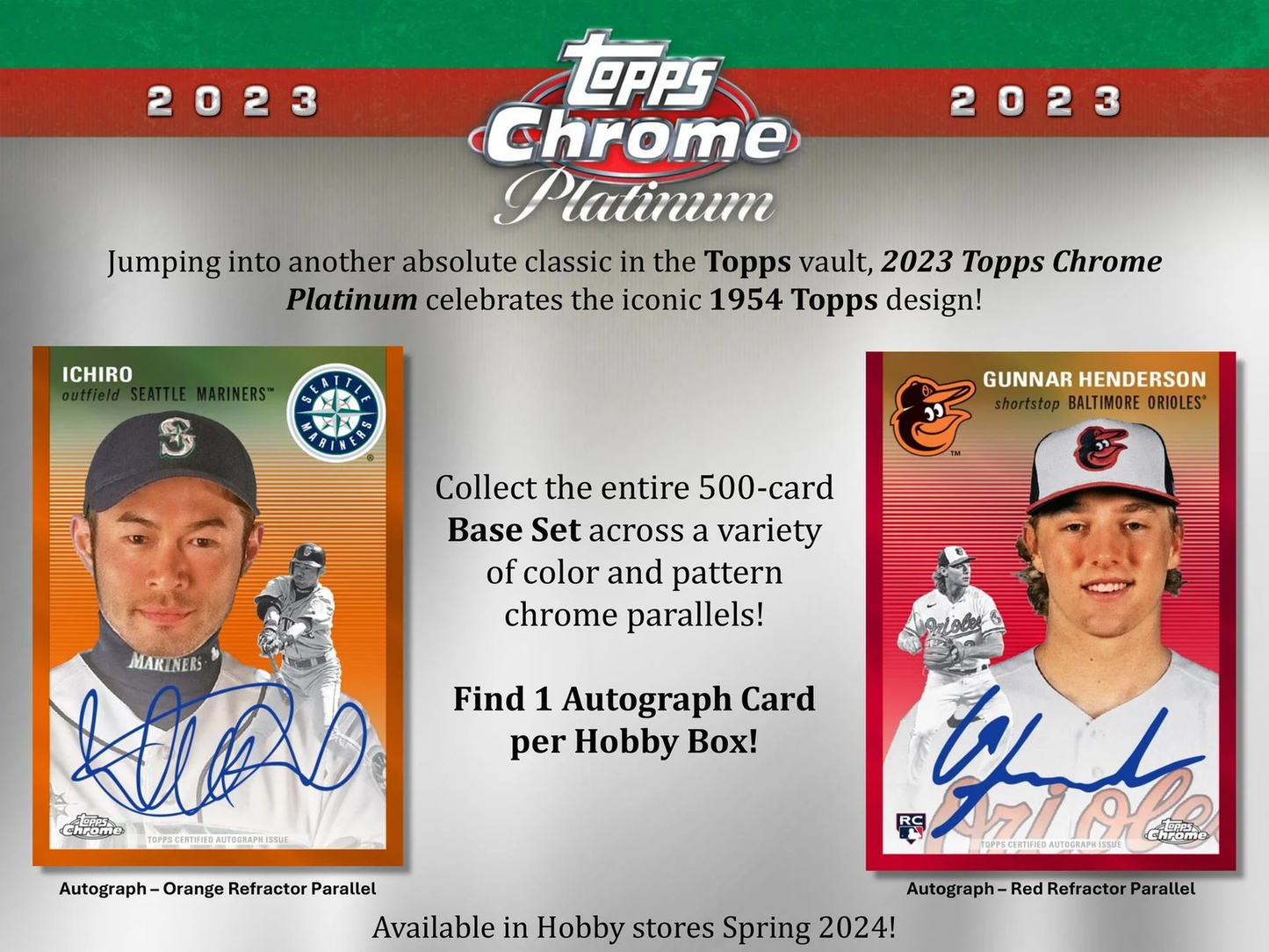 2023 Chrome Platinum Anniversary Baseball Hobby Box
