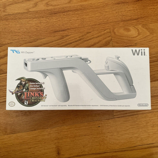 Nintendo Wii Zapper with Link's Crossbow Training - CIB Excellent Condition!