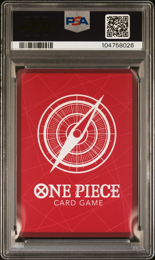 ONE PIECE OP09 - EMPERORS IN THE NEW WORLD 001 SHANKS ALT ART PSA 10