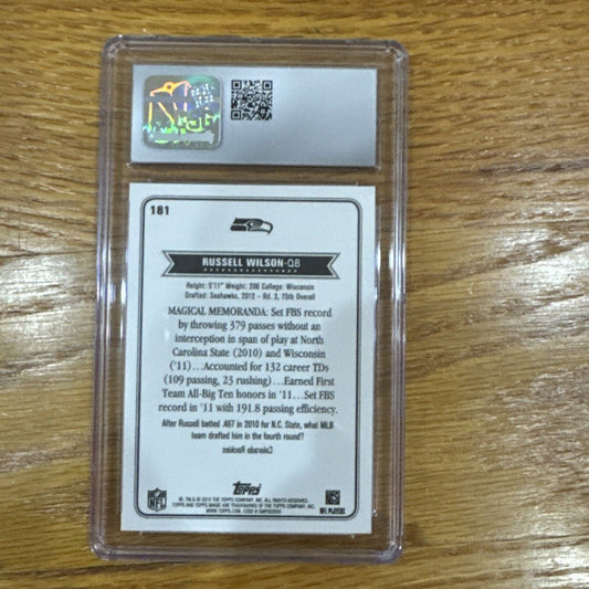 2012 Topps Magic - #181 Russell Wilson (RC) CSG 8.5