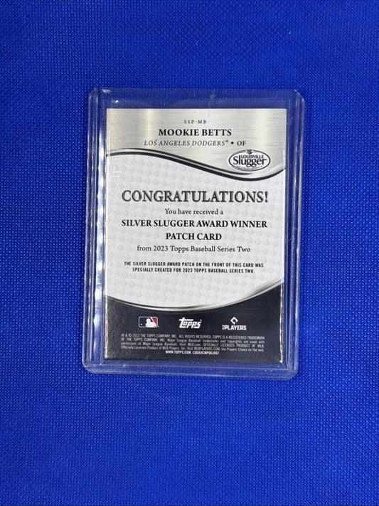 2023 Topps Series 2 MOOKIE BETTS /399 2022 Silver Slugger Award Winner PATCH E1
