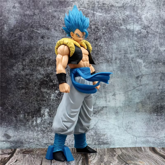 31CM Dragon Ball Z Super Saiyan Blue Gogeta Figure Toys Anime DBZ PVC Figurines