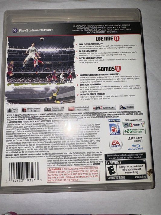 FIFA Soccer 11 (Sony PlayStation 3, 2010)