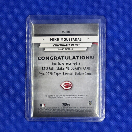 Mike Moustakas 2020 Topps Update Baseball Stars Autograph Gold Parallel 31/50