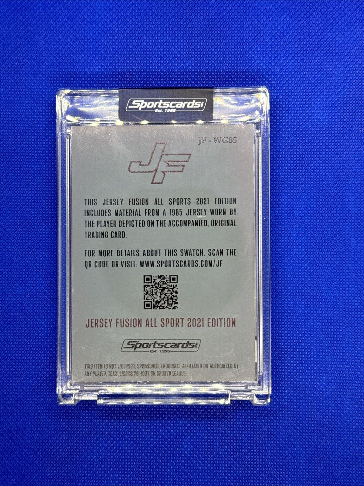 2021 Jersey Fusion All Sports Edition WAYNE GRETZKY Game Used #JF-WG85 /1999