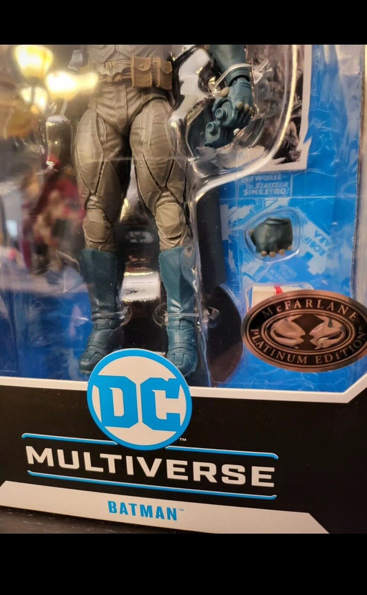 DC Multiverse Batman: Noel Batman 7” Action Figure Mcfarlane Platinum Edition