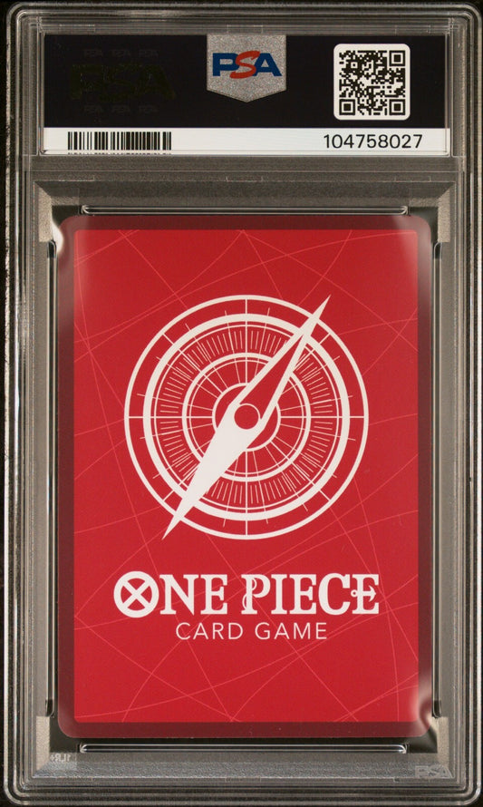 ONE PIECE OP09 - EMPERORS IN THE NEW WORLD 001 SHANKS ALT ART PSA 10