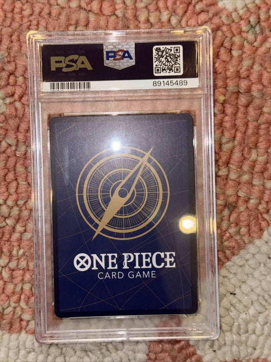 PSA 10 One Piece Card Game Kingdom of Intrigue Sanji Alt Art OP04-104 English