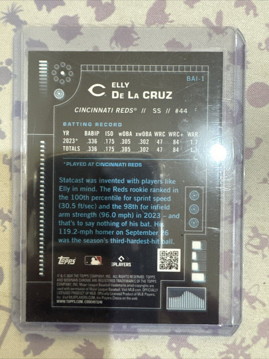 2024 Bowman - Bowman AI #BAI-1 Elly De La Cruz (RC)