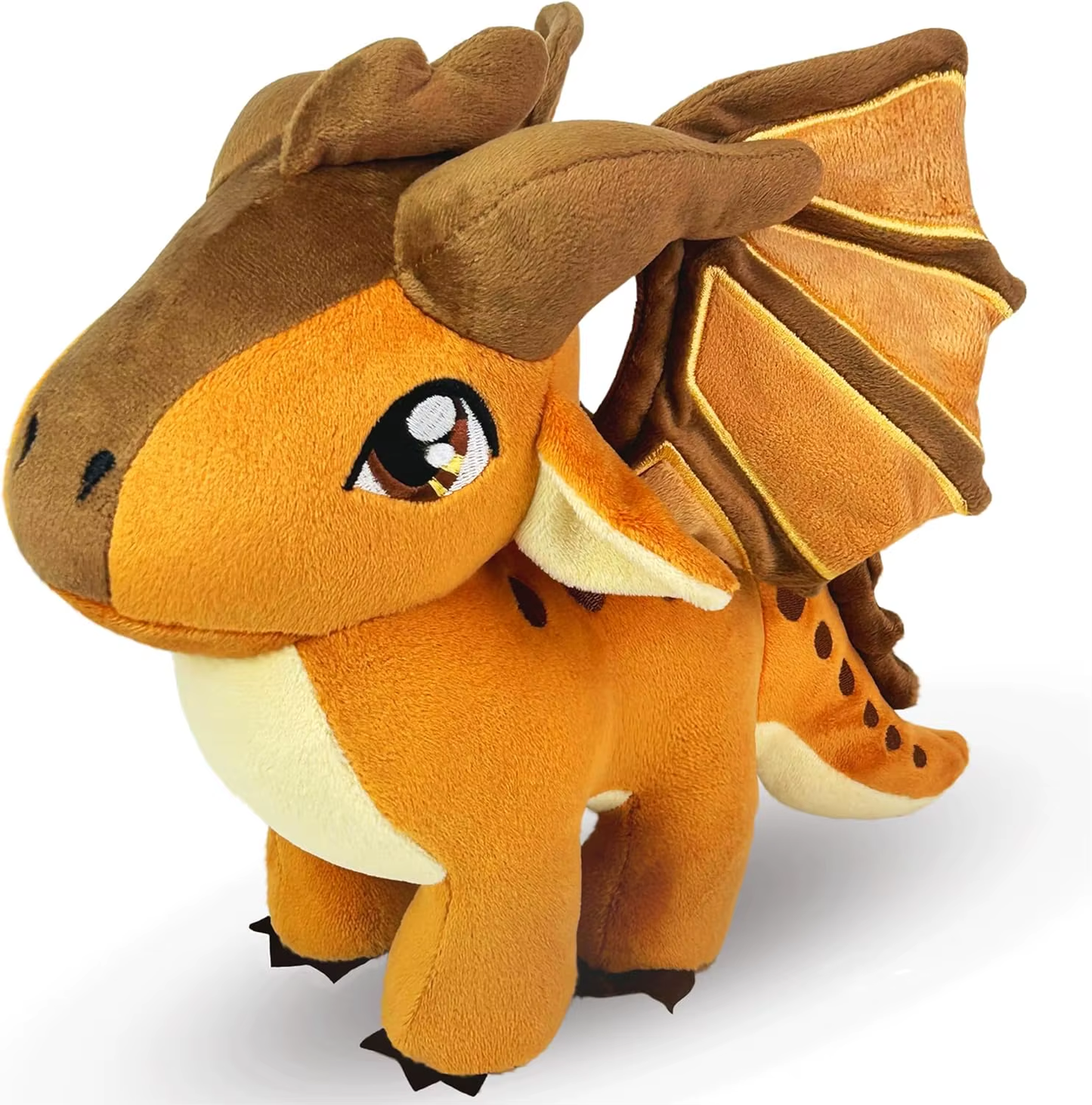 Wings of Fire Toys Dragon Plush Toy Soft Stuffed Animal Cool Brown Dragon Decor