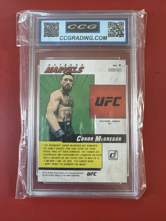 2022 Donruss UFC - Octagon Marvels #4 Conor McGregor CCG Gem Mint 10