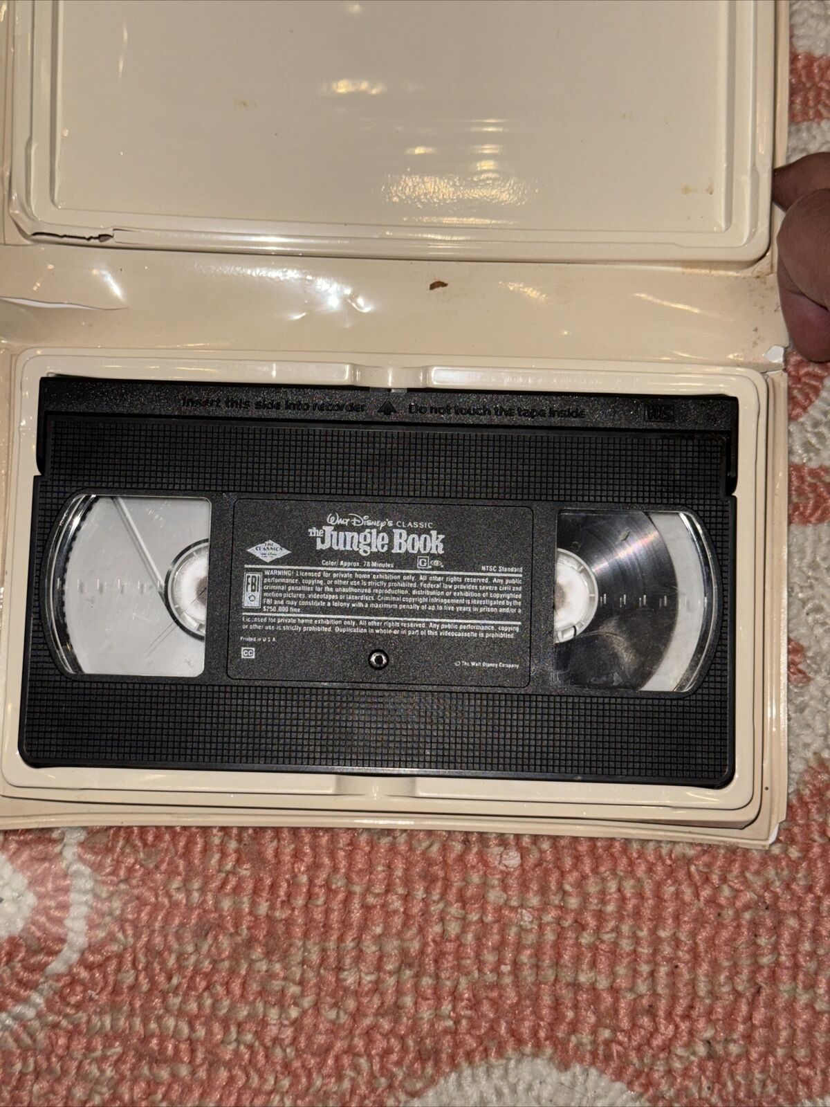 The Jungle Book (1967) (VHS, 1992) Black Diamond Classics