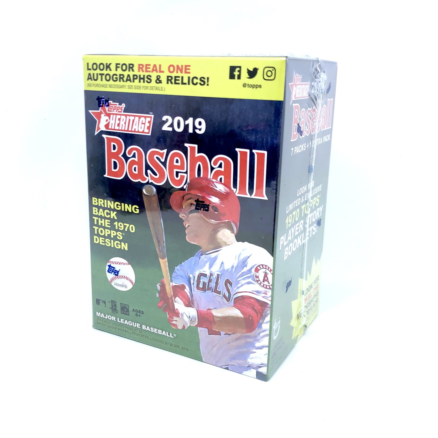 2019 Heritage Baseball Blaster Box (8 Packs/9 Cards)